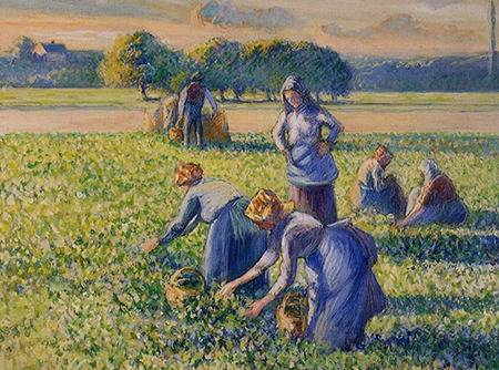 Peindre à la manière de Pissarro - Entre impressionnisme et pointillisme |